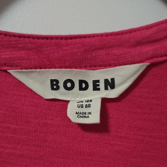 Boden Pink Pleated Midi Sundress with Flutter Cap Sleeves - Picture 2 of 10